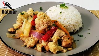 SALTADO DE COLIFLOR CON POLLO [upl. by Anerok]