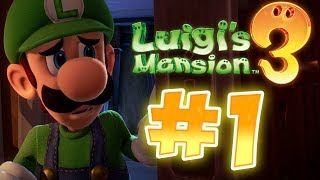 Luigis Mansion 3 Gameplay  Walkthrough  1 Intro amp King Boo is Back ᴴᴰ [upl. by Mackey]