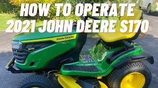 How to start and operate a John Deere S170 [upl. by Ener]