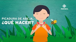 Picadura de abeja ¿qué hacer  Clínica Alemana [upl. by Portugal279]