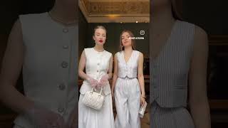 Girls with this dressing style elegance fashionstyle girlsdress viralvideo explore ytshorts [upl. by Eibor]