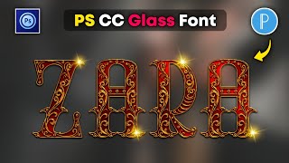 Glass Font Dp Editing In  Pixellab  PS Touch  How To Make Glass Font 2025  Glass Font Editing [upl. by Shig133]