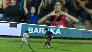 Saddil Ramdani vs Kuching City FC  Cetak 1 Assist  Sabah FC Lolos Ke Semifinal Piala Malaysia 2022 [upl. by Bostow]