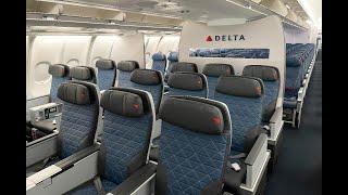 Delta A330300 cabin 3M3 4K [upl. by Aveer]