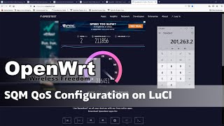 OpenWRT  SQM QoS Setup on LuCI [upl. by Pine232]