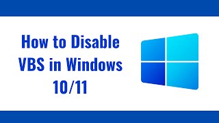 How to Disable VBS in Windows 10 or 11 [upl. by Thomasin227]