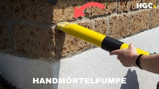 Handmörtelpumpe Tutorial  schnelle und einfache Verarbeitung [upl. by Kyriako]