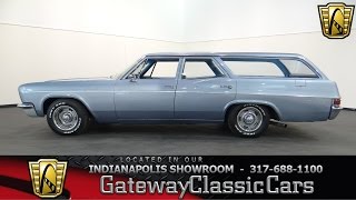 1966 Chevrolet Bel Air Wagon  Gateway Classic Cars Indianapolis  515NDY [upl. by Bindman]