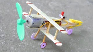 How to Make a Flying Toy Airplane  Very easy [upl. by Price]