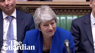 Theresa May tells Corbyn to quit as Labour leader in final exchange [upl. by Odnomar]