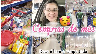 COMPRAS DO MÊSASSUSTADA COM O PREÇO  Flavilene Azevedo [upl. by Eniad805]