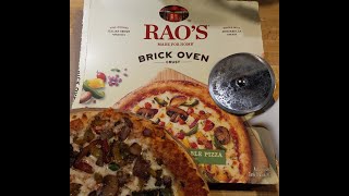 RAOS  BRICK OVEN CRUST  Fire Roasted Vegetable Pizza [upl. by Elisabeth969]