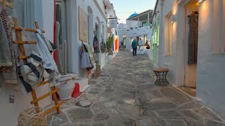 Sifnoss Evening charm A Leisurely Stroll Through Apollonia Village and Kamares [upl. by Htebi]