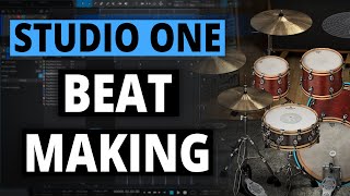 How To Use Studio One Making Drum Beats [upl. by Kcirdef]