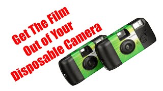 How Do You Get the Film Out of a Disposable Camera [upl. by Eilerua]