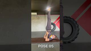 Day 05  Sarvangasana  Shoulder stand pose  100 Day 100 Pose chellenge Ashtangayoga [upl. by Lathe]