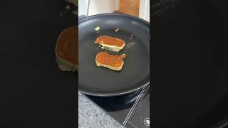 EASY Biscoff Cookie Pancake Bites shorts food [upl. by Ynnavoig]