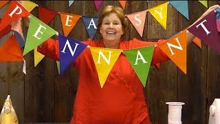 Easy Pennant ProjectSewing With Layer Cakes [upl. by Eeryn]