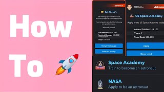 HOW TO BECOME A BITLIFE ASTRONAUT [upl. by Labana446]