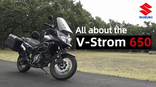 Suzuki VStrom 650 XT Review First Ride  Visordowncom [upl. by Ycnalc]