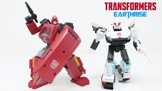 Transformers Earthrise Autobot Alliance Ironhide amp Prowl Review [upl. by Canon]