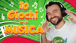 10 Giochi da Fare con la Musica in Casa o a una Festa di Compleanno [upl. by Ahtennek769]