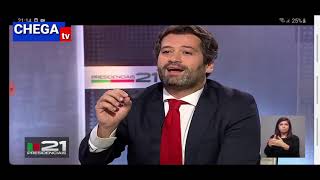 André Ventura Entrevista RTP Presidenciais 2021 [upl. by Orit]