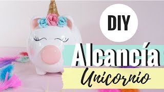 DIY Alcancía Unicornio  Con un Trozo de Papel [upl. by Odama]