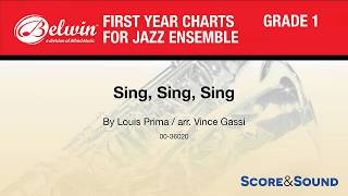 Sing Sing Sing arr Vince Gassi– Score amp Sound [upl. by Arval]