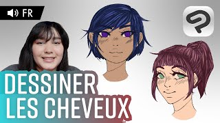 FR Comment dessiner les cheveux sur CLIP STUDIO PAINT [upl. by Adrianne]