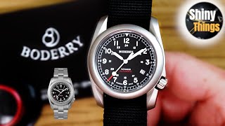 almost Perfect TITANIUM Watch Under 100  Boderry Titanium Voyager  Full Review [upl. by Rossy154]