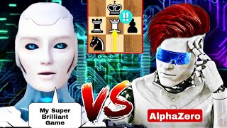 100 Accuracy Chess Stockfish Vs AlphaZero Brilliant Chess Game  Middle Game Chess Strategy Chess [upl. by Phi]