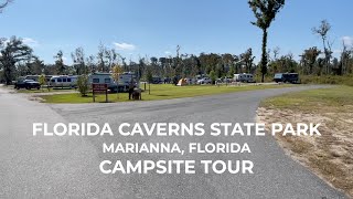 Florida Caverns State Park Campsite Tour [upl. by Pepillo663]