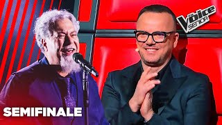 Benito ipnotizza Gigi con “Senza Luce” dei Dik Dik  The Voice Senior 4  Semifinale [upl. by Asiek]