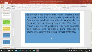 CLASE SINCRONICA 041024 ASIENTOS DE AJUSTES Y DEPRECIACIÓN [upl. by Conroy]