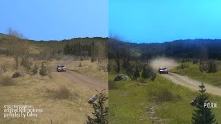 Richard Burns Rally PORN 20 Graphics Mod BeforeampAfter [upl. by Kcirdahc]