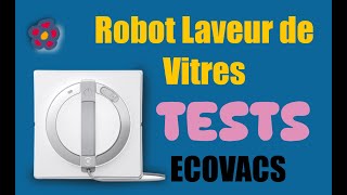 Robot Laveur de Vitres Ecovacs TEST amp AVIS [upl. by Eenimod951]