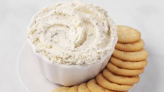 GarlicHerb Cheese Spread  Quick Easy amp BudgetFriendly [upl. by Aeuhsoj]