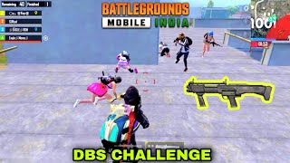 BGMI  DBS CHALLENGE INTENSE MATCH RUSH GAMEPLAY [upl. by Znerol]