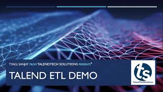 Talend Training Demo Session [upl. by Leone]