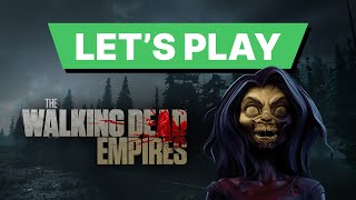 The Walking Dead Empires  Gala Games First Look Gameplay [upl. by Namzaj]