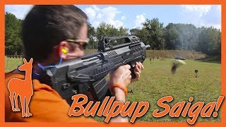 TriStar Compact 12 Gauge at IV8888 Range Day Bullpup Saiga [upl. by Melia]