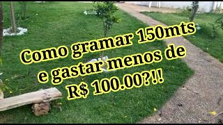 como plantar grama com economia [upl. by Murdock]