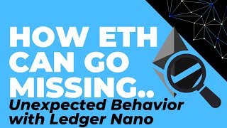 One way Eth can go Missing Unexpected Behavior with Ledger Nano Wallet Derivation Path Issues [upl. by Lauhsoj]