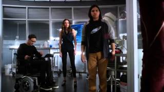 The Flash S2E17  Team Flash amp Barry meet Future Barry [upl. by Enneite857]