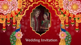 Best Wedding Video Invitations  Selfeditable  Create in 30 mins  Video Invitation Maker [upl. by Gazo]