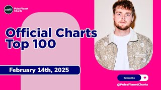 UK Official Singles Chart Top 100 February 14th 2025 [upl. by Eimak]