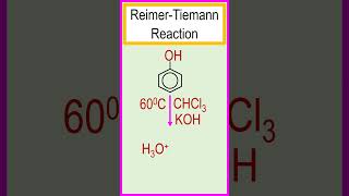 ReimerTiemann reaction phenol to salicylaldehyde chemistry [upl. by Lehcnom787]