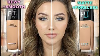 Maybelline Fit Me MATTE VS DEWY for Oily Skin  9 Hour Wear Test  Jazzi Filipek [upl. by Johan83]