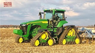 JOHN DEERE 8RX370 Tractor  40ft Wide Tillage [upl. by January327]